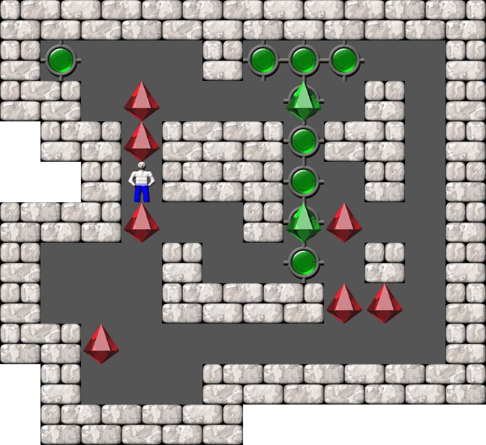 Sokoban Mass Remodel level 605